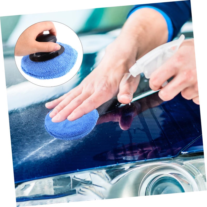 8Pcs Car Waxing Sponge Pads with Handle for Polishing and Scratch Removal - Image 5