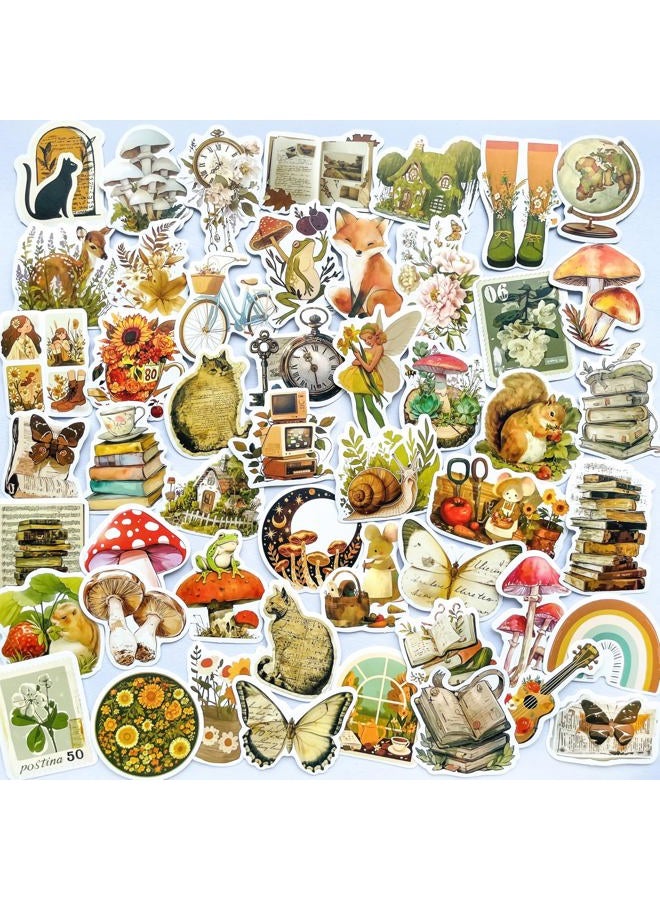 YOKSAS Cartoon Stickers for DIY Water Bottles Laptop HydroFlasks,50PCS Aesthetic Trendy Decals for Decoration Mac Computer Phone Guitar Bike Luggage - Image 1