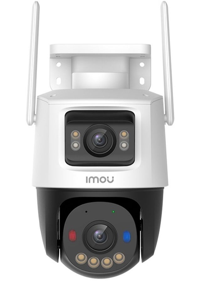 IMOU - Cruiser Dual Lens 6MP 3K Outdoor WiFi Surveillance Camera, Resolution (3MP fixed lens and 3MP PT lens), Color Night Vision up to 30m, AI Person/Vehicle Detection, Automatic PT Tracking, Two-Way Audio, IP66 (IPC-S7XEN-6M0WED) - Image 1