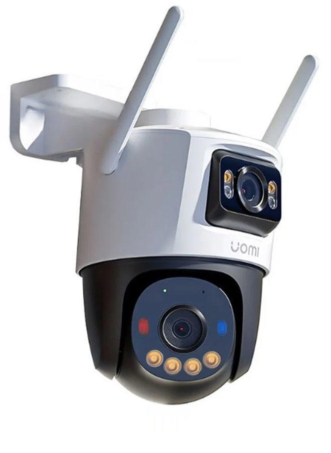 IMOU - Cruiser Dual Lens 6MP 3K Outdoor WiFi Surveillance Camera, Resolution (3MP fixed lens and 3MP PT lens), Color Night Vision up to 30m, AI Person/Vehicle Detection, Automatic PT Tracking, Two-Way Audio, IP66 (IPC-S7XEN-6M0WED) - Image 1