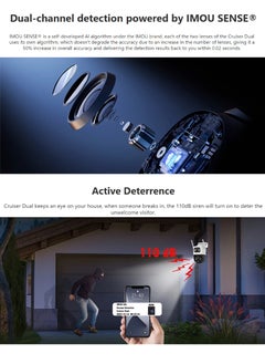 Cruiser Dual Lens 6MP 3K Outdoor WiFi Surveillance Camera, Resolution (3MP fixed lens and 3MP PT lens), Color Night Vision up to 30m, AI Person/Vehicle Detection, Automatic PT Tracking, Two-Way Audio, IP66 (IPC-S7XEN-6M0WED) - pzsku/ZACC30CE65658DEA03BBEZ/45/_/1731784634/de0955b3-f505-4a0f-a823-16dab05707a3