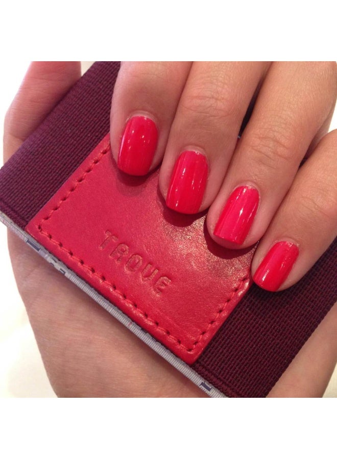 Trove Red and burgundy card wallet from Trove. - Image 3