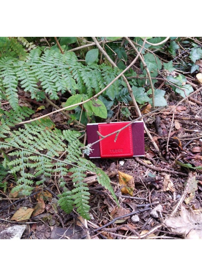 Trove Red and burgundy card wallet from Trove. - Image 2