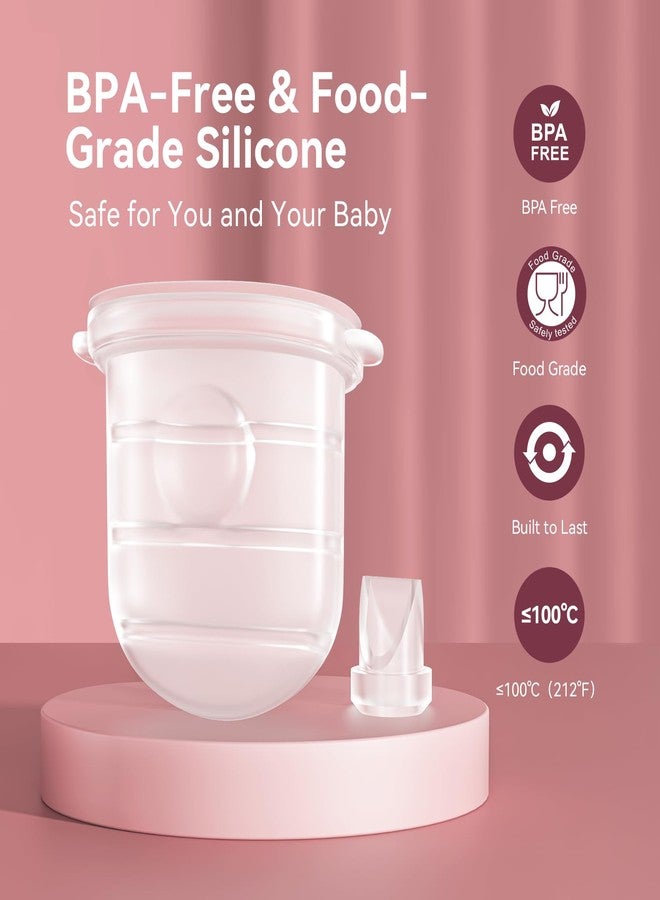 GOTOCUT Diaphragm & Duckbill Valve Set Compatible with Momcozy M6 Breast Pump, Includes 4 Duckbill Valves and 2 Diaphragms, Pump Parts Works with Mobile Style M6 - Image 4