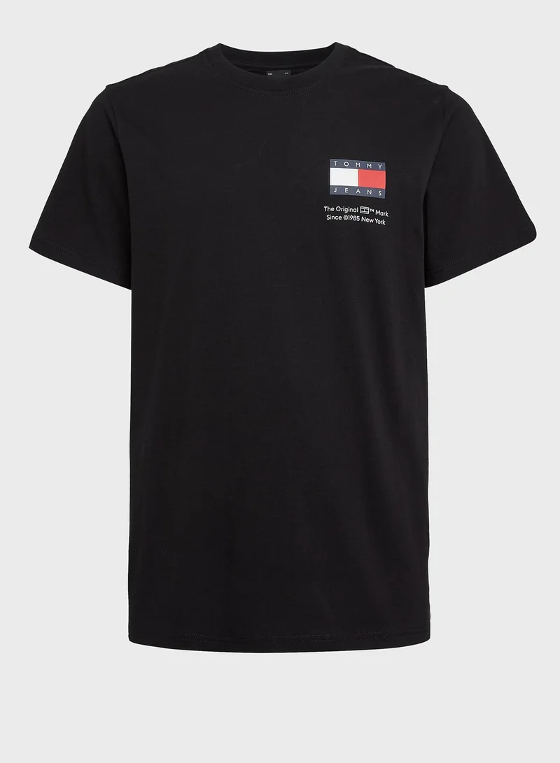 TOMMY JEANS Monogram Crew Neck T-Shirt