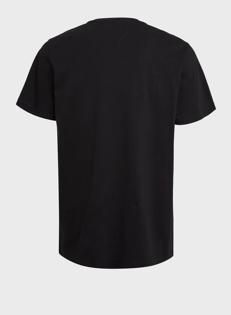 TOMMY JEANS Monogram Crew Neck T-Shirt