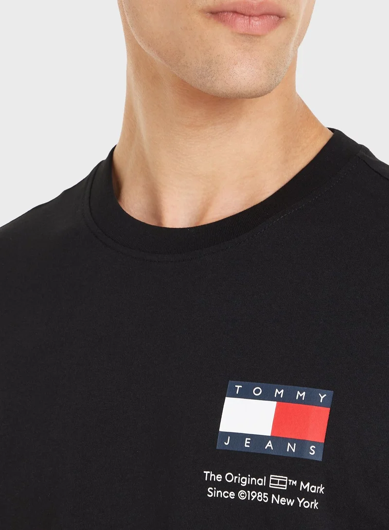 TOMMY JEANS Monogram Crew Neck T-Shirt