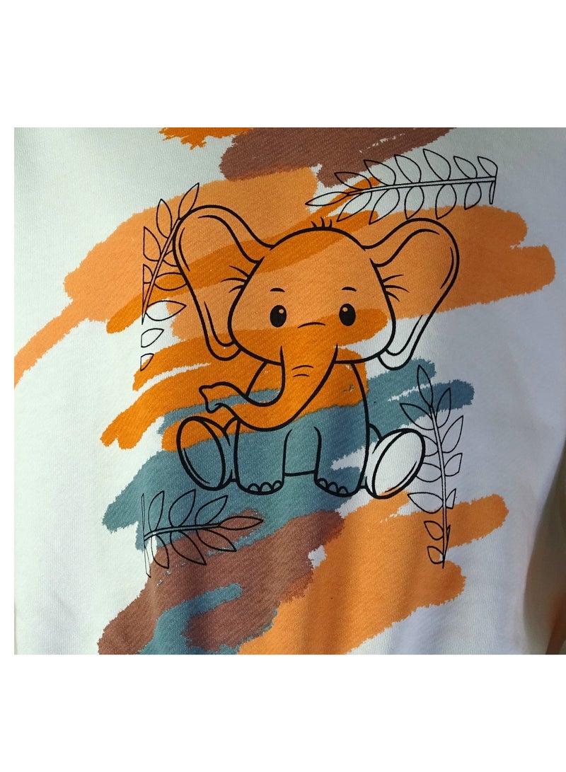 شلــــتر صناعة تركية فاخرة؛ تي شيرت بنات بأكمام طويلة و رسومات جميلة 35663 - Image 3