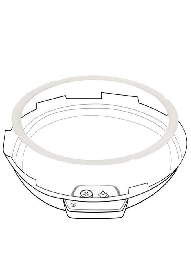 ZoneFly Silicone Sealing Ring for Instant Pot - 8 Quart, Food-grade Silicone Fits Duo, Duo Plus, Ultra, Viva - 2 Pack - Image 2