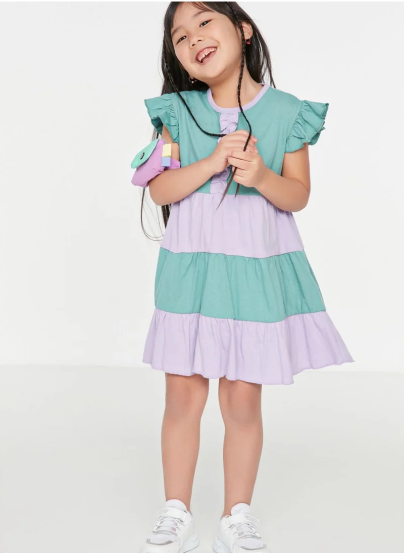 ترينديول Kids Color Block Dress