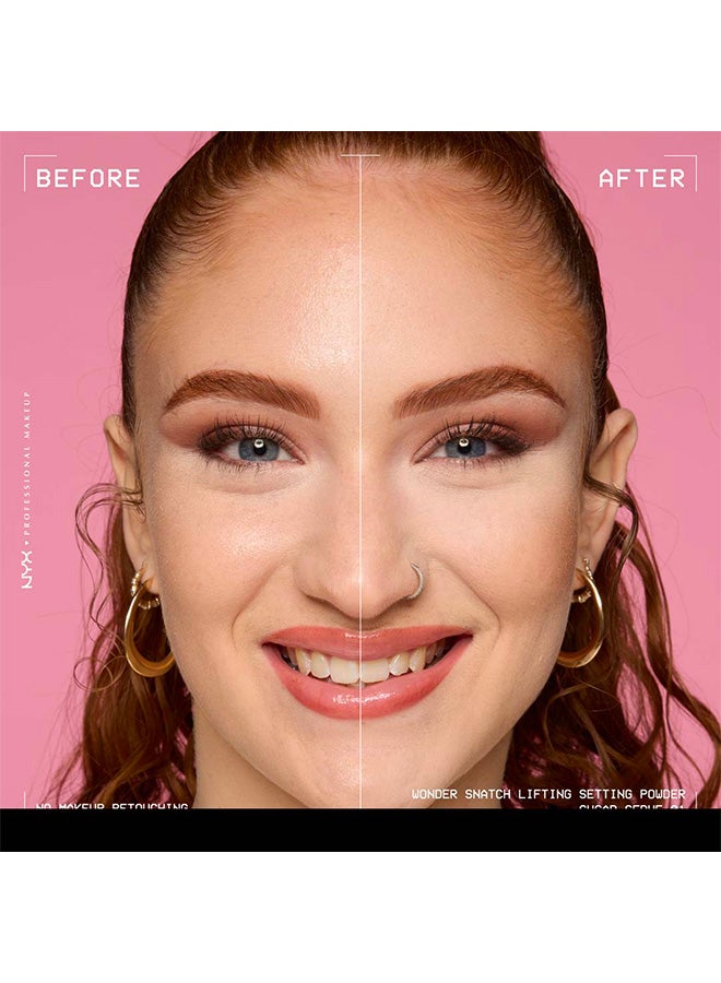 NYX PROFESSIONAL MAKEUP Wonder Snatch Powder, Lifting Loose Powder, Up to 16 HR sweat-proof & non-smudging wear. Sugar Serve - Image 4