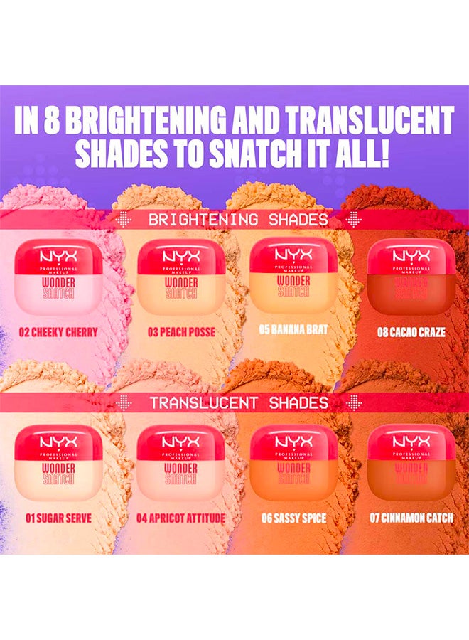 NYX PROFESSIONAL MAKEUP Wonder Snatch Powder, Lifting Loose Powder, Up to 16 HR sweat-proof & non-smudging wear. Sugar Serve - Image 3