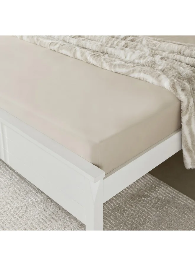 Home Box Purely Percale King Fitted Sheet 200 x 40 x 180 cm