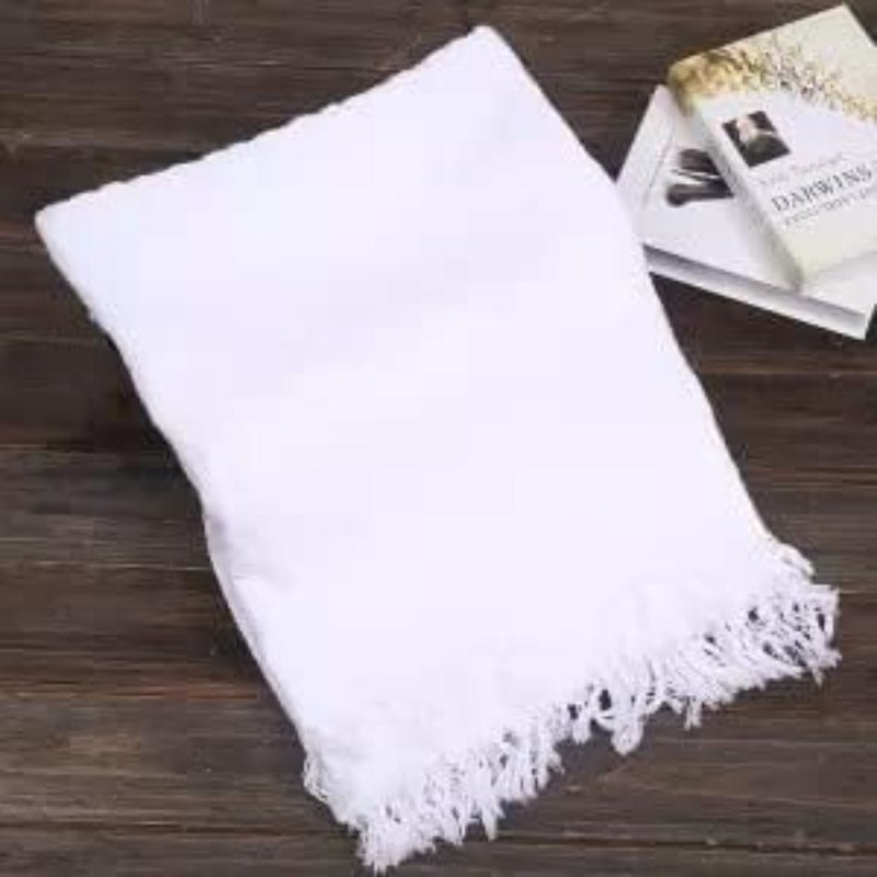 Jumbo extra Large XXXL Adult Hajj Umrah Mens Wearing 100 hygienic Pure Cotton Towel Clothing Set ihram ehram ahram 2 Pcs Towels top, Bottom 127x241Vcm New Dry Fast Microfiber Woven Technology - Image 2