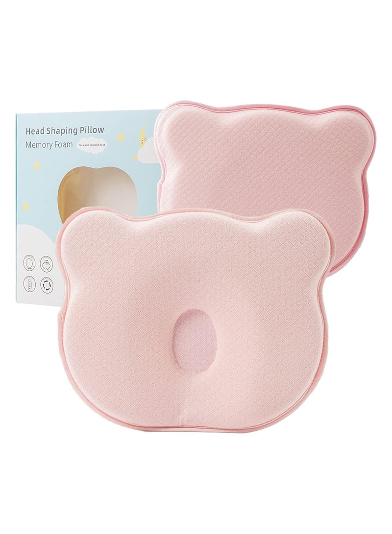 مارلا مول وسادة الطفل ، وسادة الطفل لمنع متلازمة الرأس المسطح ، لينة رغوة الذاكرة وسادة مع غطاء قابل للغسل - Image 1