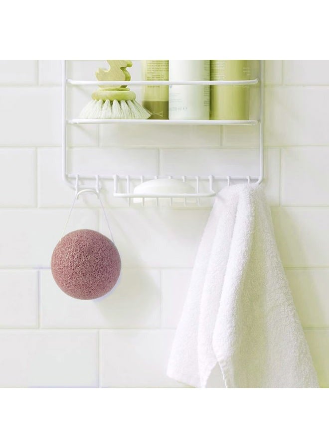 Sonew Konnyaku Fiber Face Sponge, Puff Exfoliator Tools Included Bamboo Charcoal Ingredients, Face Exfoliating Loofah for Use with Wash - Image 3