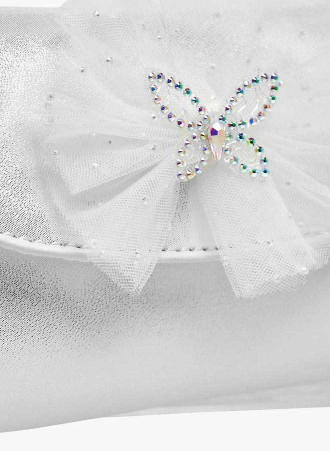 Celeste Handbag with Embellished Bow - Image 5