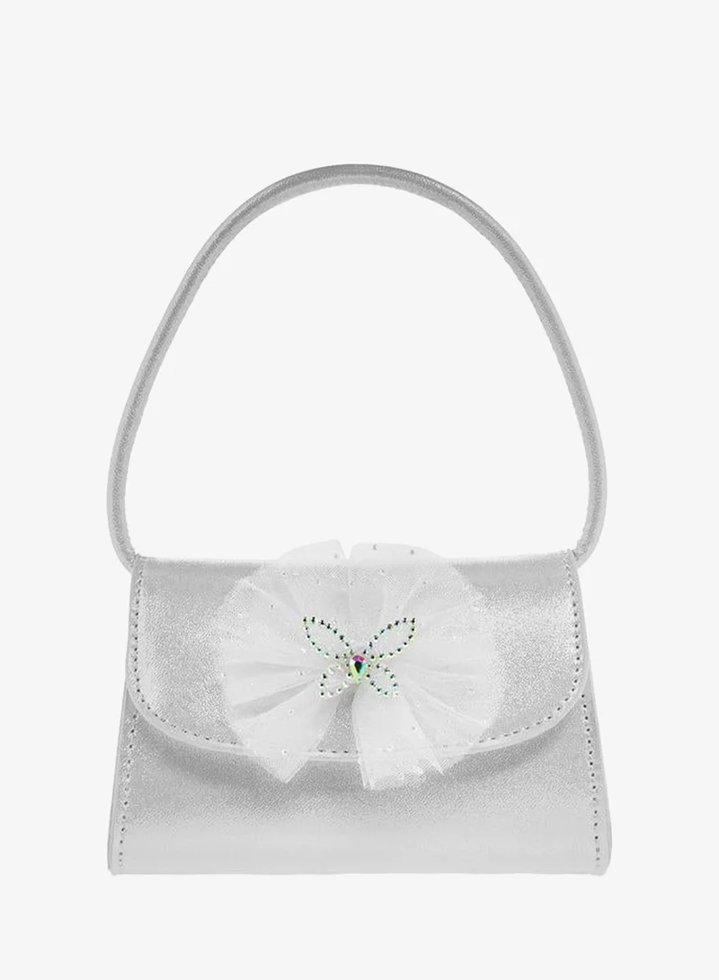 سيليست Handbag with Embellished Bow