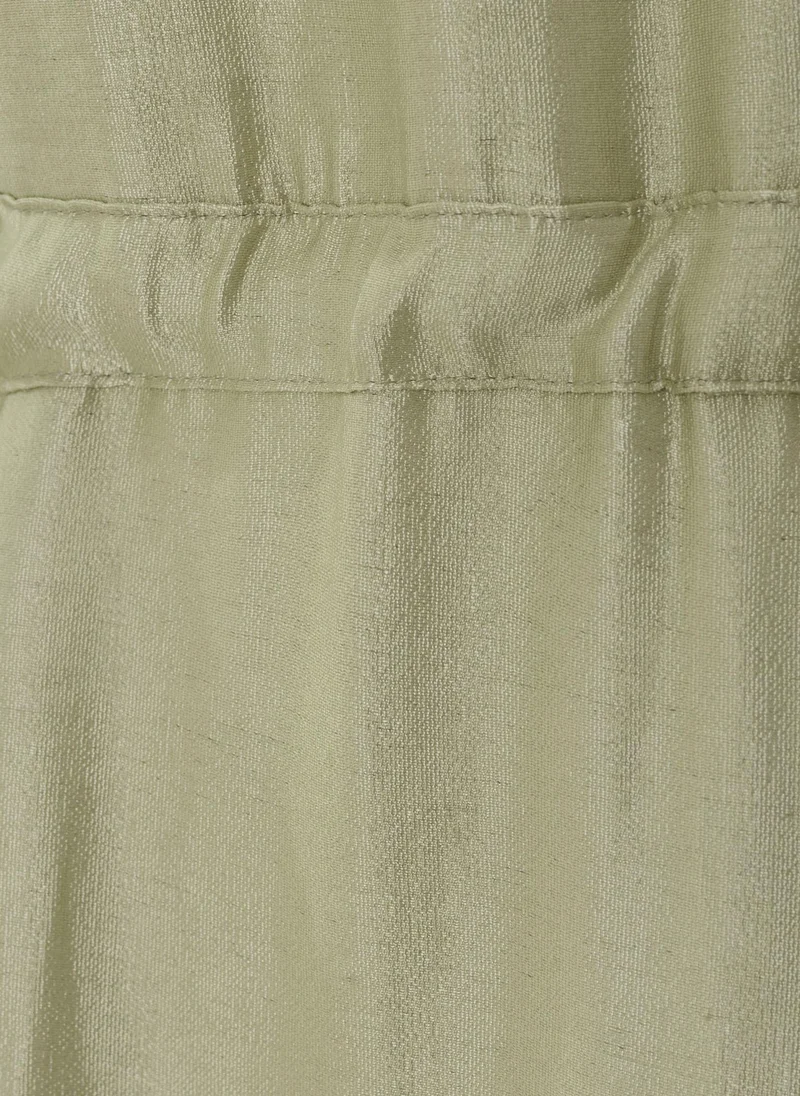 Lichi Maxi dress with draped back and waist ties