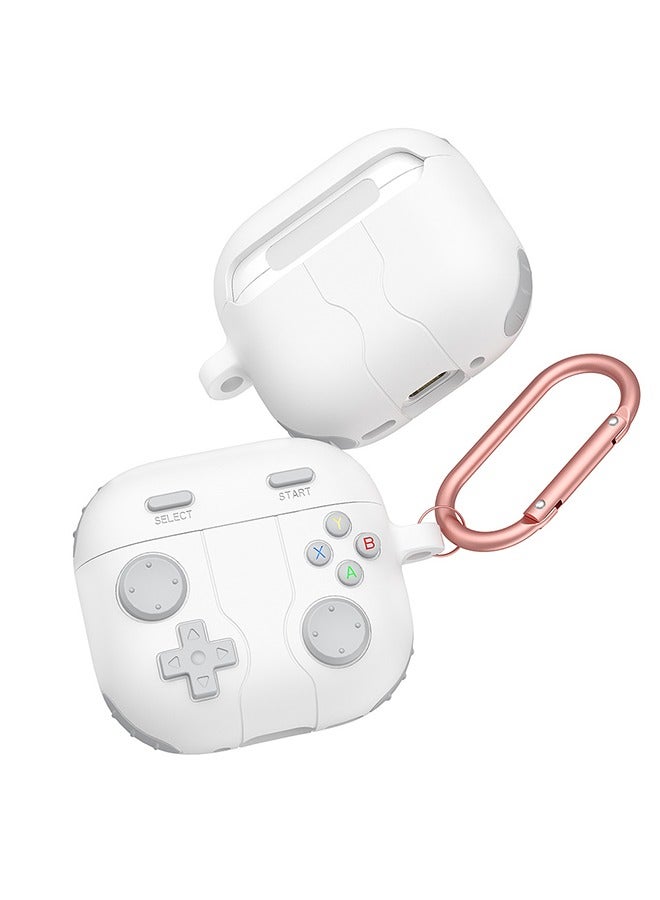 Cute Case Compatible with AirPods 4 with Active Noise Cancellation with Keychain, Cartoon Anime Game Console Funny Soft Silicone Shockproof Wireless Charging Case - Image 1