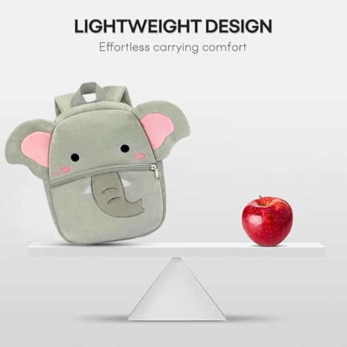 Frantic Cute & Colorful Kids School Bag | Durable, Easy-to-Clean Backpack for Daily Use (Grey_Trunk_Elephant_2026_B) - Image 4