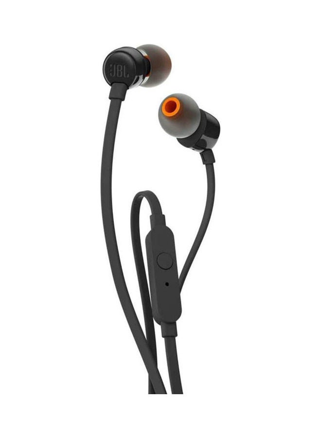 JBL Tune 110 Wired Earphone Black - Image 1