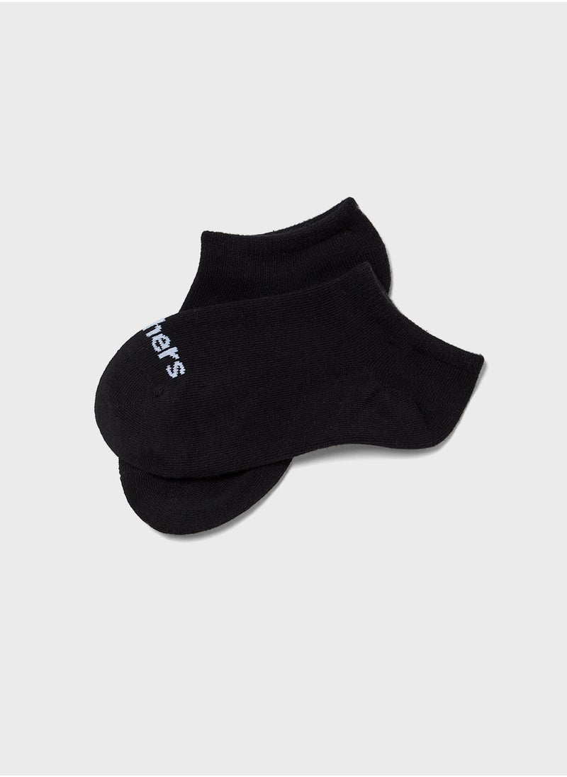SKECHERS - Kids 3 Pack No Show Socks - Image 1