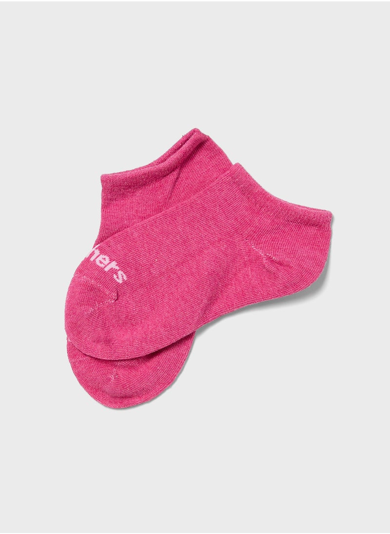 SKECHERS - Kids 3 Pack No Show Socks - Image 1
