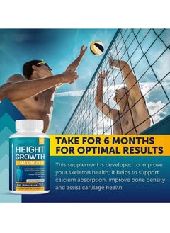 BIYODE Growth Capsules to Grow Taller Height Growth Maximizer With Calcium For Bone Strength Made in USA Natural Get Taller Supplement to Increase Bone Growth Free of Growth Hormone  - Image 4