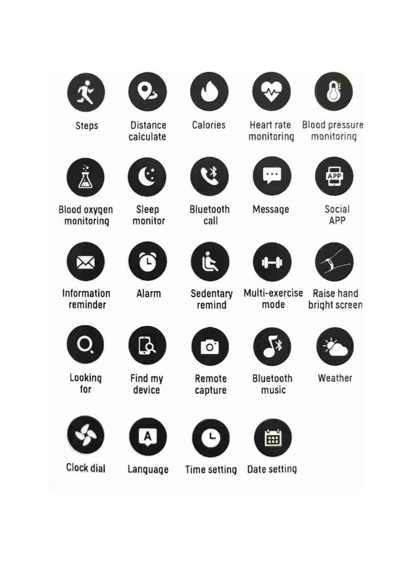 Fitness Smartwatch Call & Message, Heart Rate Monitor, GPS, Sleep Tracking, Step Counter, Waterproof, Music Control, Blood Oxygen Monitor, Customizable Watch Faces, Long Battery Life, Fitness Coaching, Multi-Sport Modes