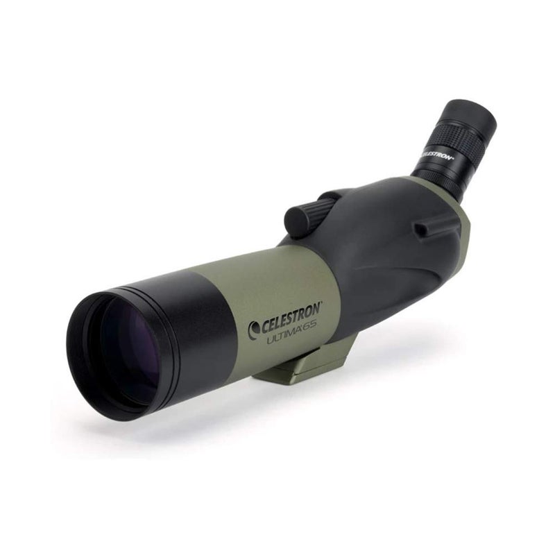 Celestron Celestron ultima 65 angled spotting scope with smartphone adapter 18 to 55x65mm zoom, black/grey  - Image 1