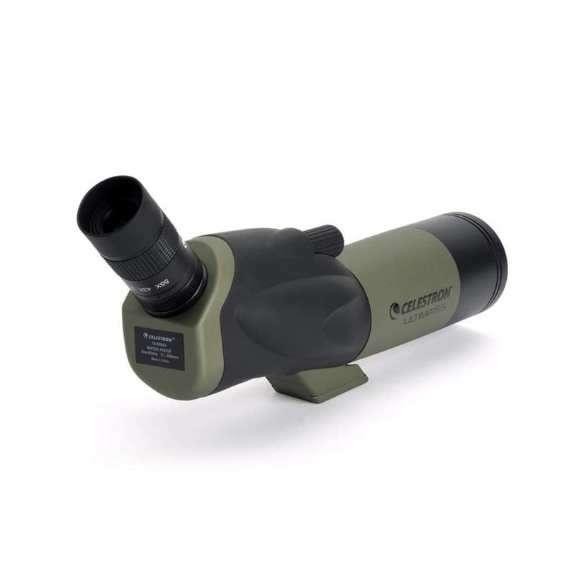 Celestron Celestron ultima 65 angled spotting scope with smartphone adapter 18 to 55x65mm zoom, black/grey  - Image 2