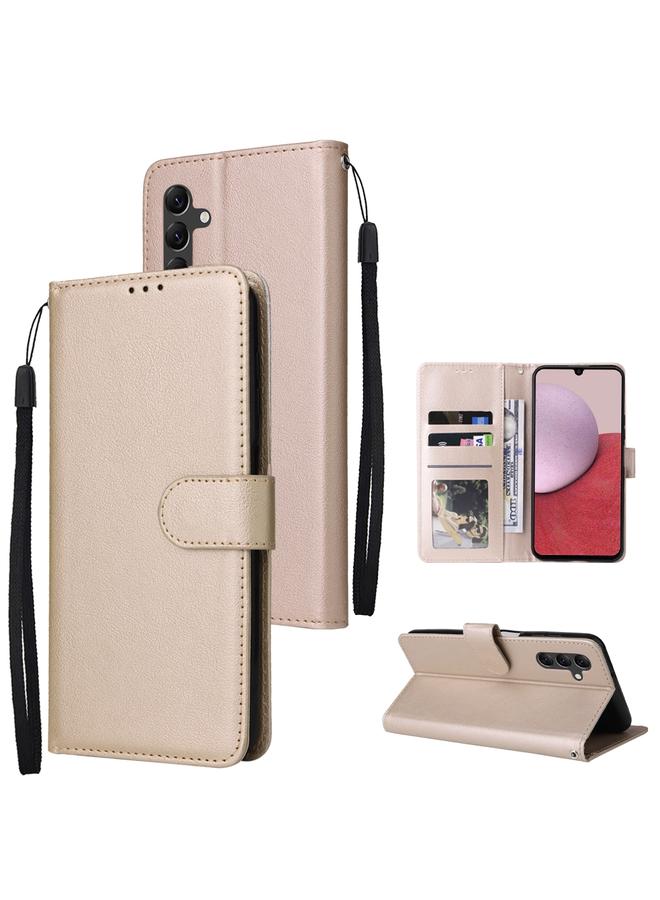 اس-توب جراب جلدي متعدد الوظائف بثلاث فتحات للبطاقات لهاتف Samsung Galaxy A14 5G - Image 1