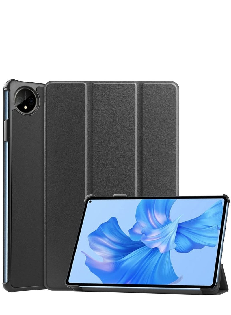 Custer Case For Huawei MatePad Pro 11 2024 2022 Ultra-thin PU-Leather Hard Shell Cover - Black - Image 1