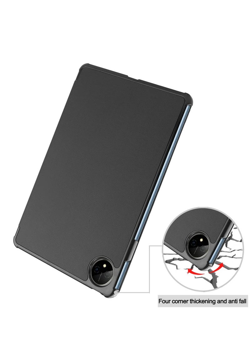 Custer Case For Huawei MatePad Pro 11 2024 2022 Ultra-thin PU-Leather Hard Shell Cover - Black - Image 5