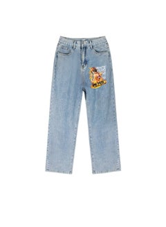 KUYING New One Piece Wide Leg Casual Jeans  - Image 1
