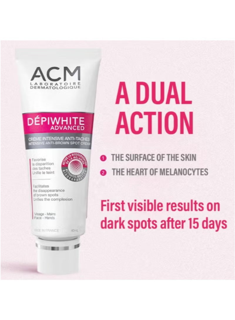 AMC ACM DEPIWHITE ADVANCED INTENSIVE ANTI-BROWN SPOT CREAM 40ml - Image 3