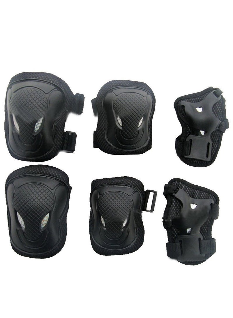 G-140 Adults Protective Gear Set 6PCS for Skating Cycling Scooter, Black - Image 2