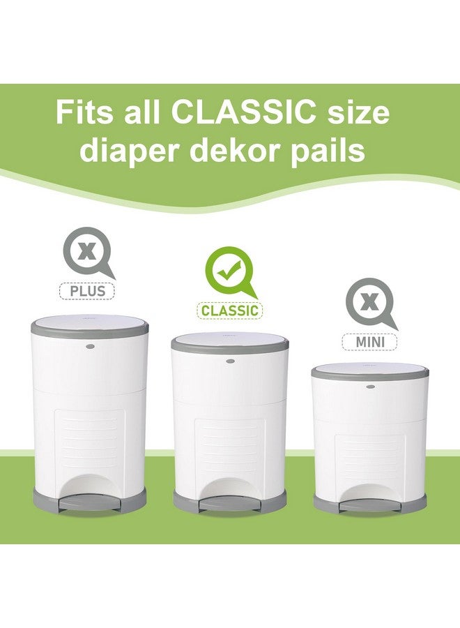 USBOO Refills Compatible with Dekor CLASSIC Diaper Pail Refills | 4 Pack | Disposable Diaper Pail Refill | Extra Thickness | Quick & Easy to Replace | Cherry Blossom Scented | Holds up to 2000 Diapers - Image 3