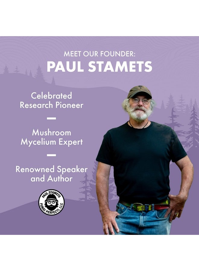 Host Defense MycoBenefits Focus Capsules - Mushroom Supplement for Brain Health Support - Neurological Function Aid for Adults - Includes Lion's Mane, Reishi & B Vitamins - 60 Capsules (30 Servings) - Image 4