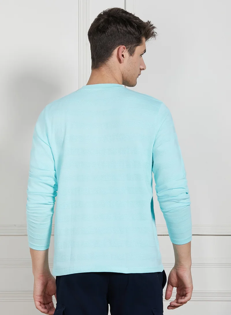 Dennis Lingo Light Blue T-Shirt for Men - Regular Fit, Stylish