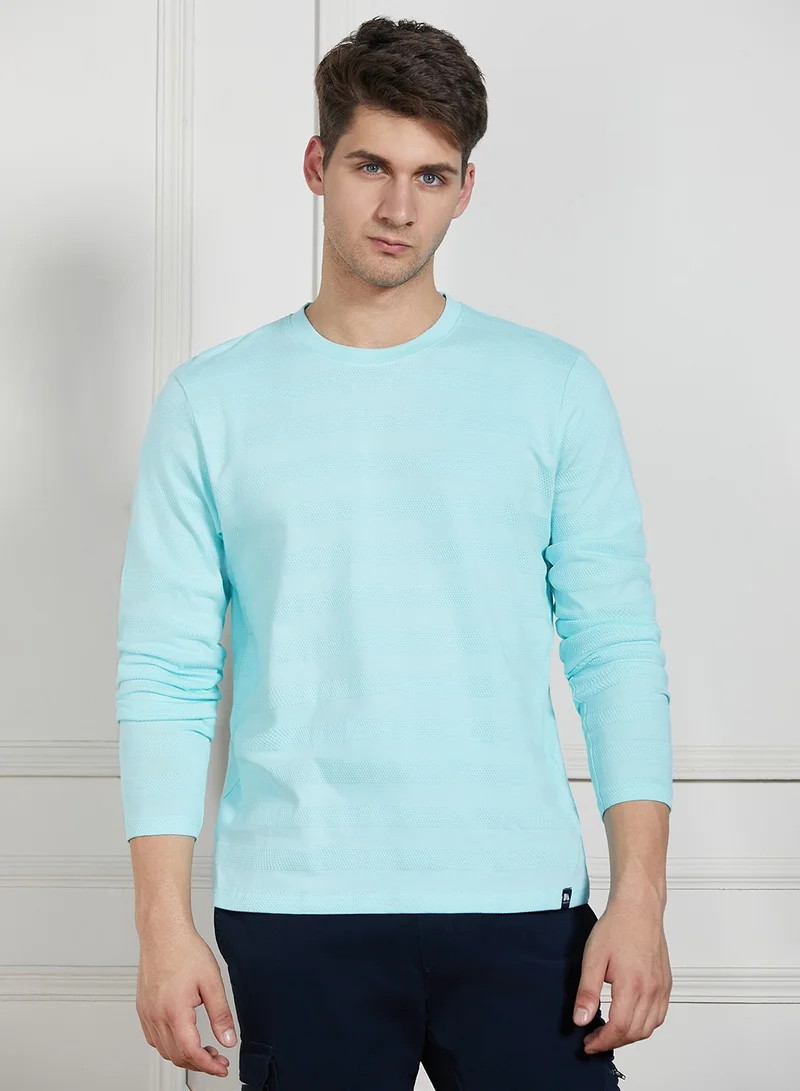 Dennis Lingo Light Blue T-Shirt for Men - Regular Fit, Stylish