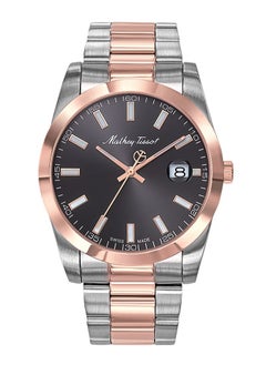 Two-tone (Silver-tone and Rose Gold PVD)