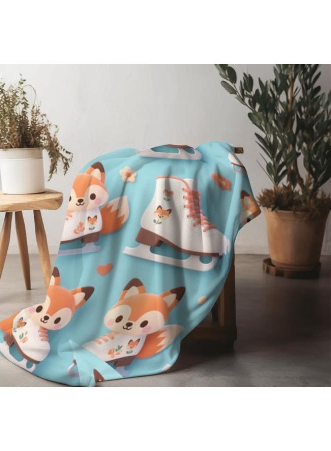 عام بطانية رقيقة من الفانيلا الكرتونية للأطفال والرضع (دافئة ومريحة، ومناسبة للنوم والألعاب) 70 سم * 100 سم - Image 4