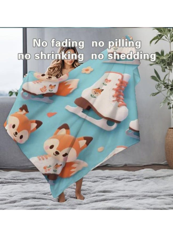 عام بطانية رقيقة من الفانيلا الكرتونية للأطفال والرضع (دافئة ومريحة، ومناسبة للنوم والألعاب) 70 سم * 100 سم - Image 2