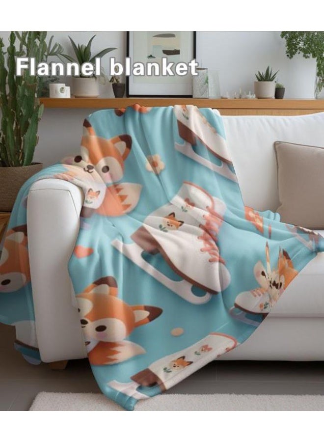 عام بطانية رقيقة من الفانيلا الكرتونية للأطفال والرضع (دافئة ومريحة، ومناسبة للنوم والألعاب) 70 سم * 100 سم - Image 3