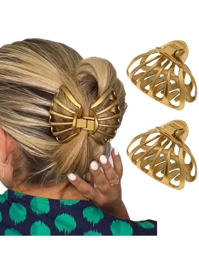 CAMILA Paris Cp3052 2Pk French Octopus Hair Clip For Women For Thick Volume Hair, Girls Hair Claw Clips Jaw Fashion Durable Styling Hair Accessories For Women, Strong Hold No Slip Grip, Made In France - Image 1