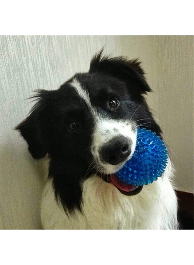 One Cat Chew Knot, Woven Braided Rainbow Ball With Jingle Bell + One Led Squeaky Ball Toy For Dogs, Cats And Puppies (Combo, Multicolor) - Image 5