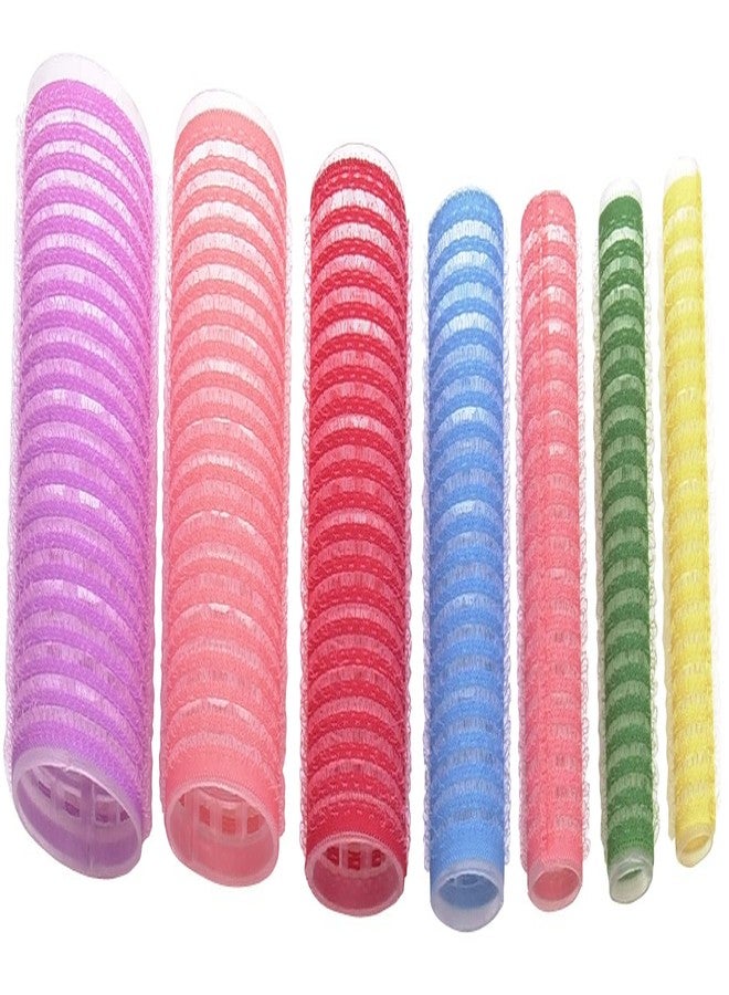 Diane 7/8-Inch Self-Grip Hair Rollers for Soft Curls, Root Lift, Bangs, Lightweight and Reusable, Ideal for All Hair Types and Easy Styling, Pink, 6 Count - Image 3