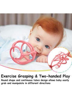 Mombella Snail Teething Rattle | Baby Toy | BPA-Free | Safe Materials | Dishwasher & Refrigerator Safe | Enhances Hand-Eye Coordination | 3-6 Months | 8.2 x 7.5 x 6.0 cm  - Image 3